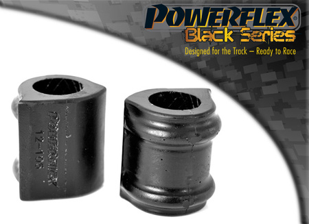 Front Anti Roll Bar Mount (Inner) 22mm Powerflex Polyurethane Bush Black Series Peugeot 106 (1991-2003) PFF12-105BLK