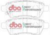 Klocki hamulcowe przednie DBA Brake Pads Street Performance - DB1916ASP FORD Edge U387 MAZDA CX-7 CX-9 USA Model MITSUBISHI Eclipse Cross L200 MR series Outlander Shogun Sport