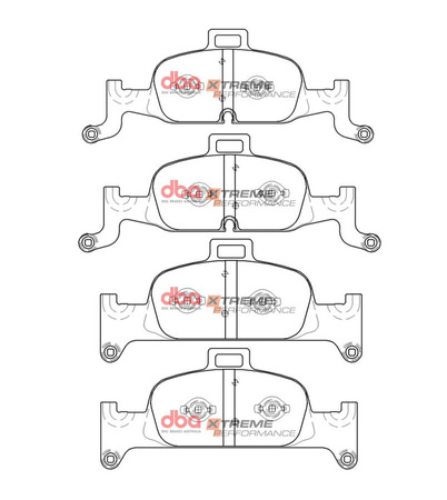 Brake Pads Xtreme Performance front - DB15060XP AUDI A4 Allroad quattro Mk2 B9 A5 Cabriolet A6 C8 Avant A7 4G9 Q5 FY