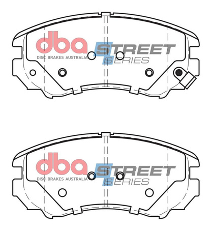 DBA Brake Pads Utcai sorozat első fékbetétek Kerámia - DB1924SS HYUNDAI Grandeur Sonata Tucson Mk1