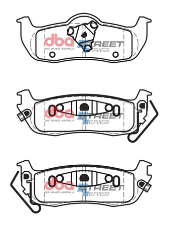 DBA Brake Pads Utcai sorozat hátsó fékbetétek Kerámia - DB1685SS