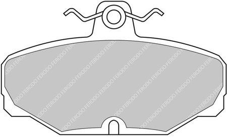 Ferodo Racing DS3000 brake pad rear FCP408R CATERHAM 21 models Super Seven FORD Escort 5 Granada Scorpio Sierra Sierra Cosworth Sapphire GINETTA G 40 MERCURY Merkur TVR Cerbera Chimaera Griffith,