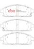 Klocki hamulcowe przednie DBA Brake Pads Xtreme Performance Hawk HB326x.646 - DB1333XP NISSAN Elgrand E50 E51 X-Trail