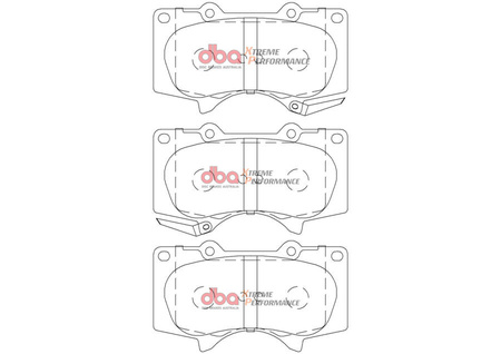 Bremsbeläge vorne DBA Brake Pads Xtreme Performance ECE R90 certified - DB2380XP TOYOTA Fortuner AN150