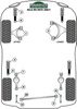 Dolna tuleja amortyzatora Powerflex Heritage Collection Saab 90 & 99 (1975-1987) PFR66-420H