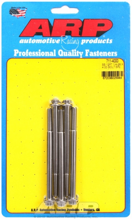 ARP "1/4""-28 x 4.000 12pt SS bolts" (5pcs)