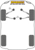 Adapter podnośnika Powerflex Road Series Mercedes-Benz SLK & R172 (2011-2020) PF40-860