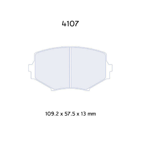 Carbone Lorraine RC6 brake pads - Mazda MX-5 NA 1.8i/NB 1.6i 16V ,1.8i 16V (90-00)