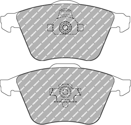 Klock hamulcowe Ferodo Racing DS2500 przednie FCP1629H AUDI A4 B5 8EC B7 Avant 8D5 8E5 B6 8ED Convertible B6 A6 C5 4F2 C6 Allroad 4FH 4F5 A8 4E,