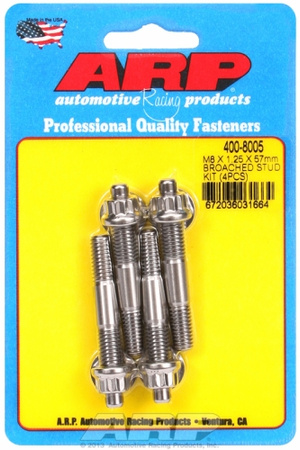 ARP M8 X 1.25 X 57mm broached stud kit - 4pcs