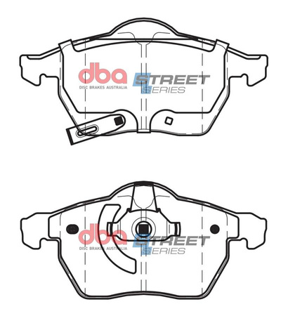 Klocki hamulcowe przednie DBA Brake Pads Street Series Ceramic - DB1510SS