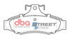 Klocki hamulcowe tylne DBA Brake Pads Street Series Ceramic - DB1354SS