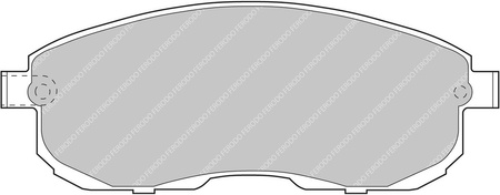 Ferodo Racing DS2500 brake pad front FCP691H INFINITI G20 NISSAN 200SX S13 Maxima,