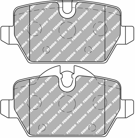 Ferodo Racing DS2500 galinės stabdžių kaladėlės FCP1806H BMW 1 E81 E87 3 Saloon E90 MINI COUNTRYMAN R60 PACEMAN R61,