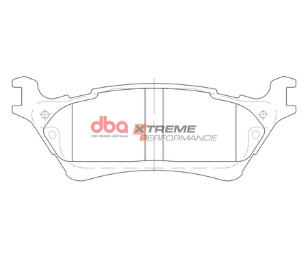 DBA fékbetétek Xtreme Performance hátsó fékbetétek - DB15122XP FORD F-150