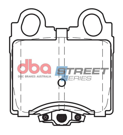 Brake Pads Street Series Ceramic rear - DB1416SS LEXUS GS300 GS430 IS200 IS300 SC430 TOYOTA Altezza GXE10 GXE15 JCE10 JCE15 SXE10 Aristo JZS160 JZS161 Cresta JZX100 Progress Soarer UZZ40 Verossa