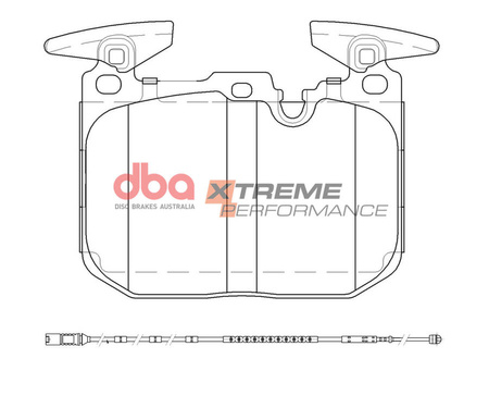 Bremsbeläge vorne DBA Brake Pads Xtreme Performance - DB2299XP BMW 1 Series F20 M135 M140 F21 xDrive F20 F21 2 F22 Coupe 228 230 M235 M240 F23 Convertible F22 F23 3 F30 320 325 328 330 335 340 ActiveHybrid F31 F34 GT F30 F31 GT F34 4 F32 420 425 428 430