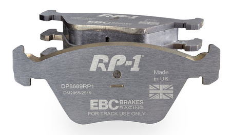DP8689RP1 - Lenktyninių stabdžių trinkelių rinkinys RP-1 Racing serija EBC Brakes