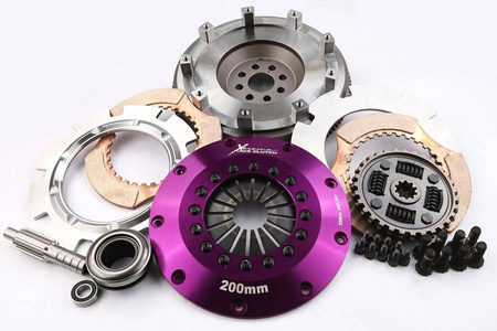 Xtreme Performance BMW E30 / E36 / E46 / E34 / Z3 E36 - 200mm Sprung Ceramic Twin Plate Clutch Kit Incl Flywheel 1200Nm