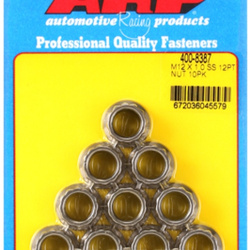 Śruby ARP  M12 X 1.00 SS 12pt nut kit (10pcs) Stainless