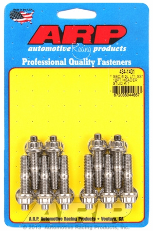 Galvutės smeigių rinkiniai ARP 434-1401 ARP Head Stud Kit Chevy SB 6.2L LT1 SS 12PT Chevrolet LS Gen V