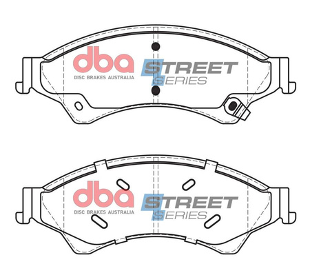 DBA Brake Pads Utcai sorozat első fékbetétek Félig-fémes - DB2074SS FORD Everest 2nd Gen Ranger MAZDA BT-50