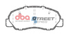 Brake Pads Street Series Semi-metallic front - DB292SS DAIHATSU Fourtrak Rocky Rugger Taft 4WD Wildcat MAZDA B1600 Pick Up B1800 B2000 B2200