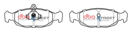 Klocki hamulcowe przednie DBA Brake Pads Street Series Ceramic - DB1275SS