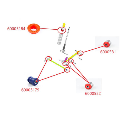 Front spring cover MPBS 60005184 Suzuki Jimny III,