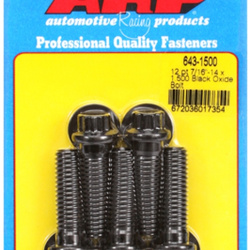 ARP "7/16""-14 x 1.500 12pt black oxide bolts" (5pcs)
