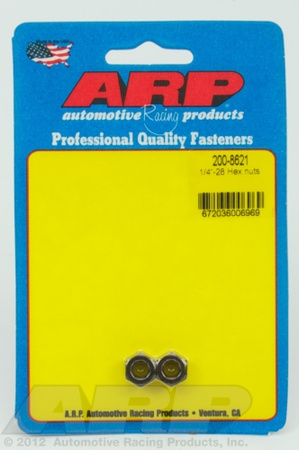 ARP 1/4-28 hex nut kit (2pcs)