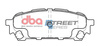 DBA Brake Pads Utcai sorozat hátsó fékbetétek Kerámia - DB1672SS SUBARU Forester SG5 Impreza Sport