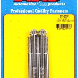 ARP "1/4""-20 x 3.000 12pt SS bolts" (5pcs)