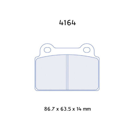 Carbone Lorraine RC8 brake pads - Mitsubishi Lancer Evo X (08-)