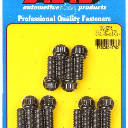 Kopfbolzensätze ARP 100-1216 ARP SB Chevy 12pt .875 UHL header bolt kit Chevrolet Small Block