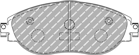 Klock hamulcowe Ferodo Racing DSUNO przednie FCP4425Z AUDI A3 CUPRA FORMENTOR KM7 SEAT ALHAMBRA Leon SKODA Octavia SUPERB VOLKSWAGEN ARTEON CC 358 GOLF ALLTRACK VIII PASSAT SHARAN TIGUAN,