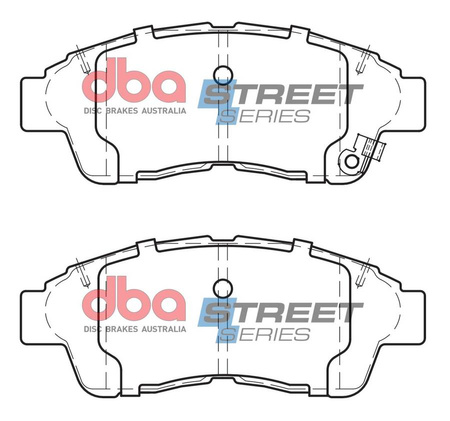 Brake Pads Street Series Ceramic front - DB1267SS HOLDEN Aust NZ TOYOTA Malaysia and Philippines Camry Corolla GL XL Corona Sedan Ex Exsior SVX10R Carina E AT190 AT191 CT190 ST191 Celica AT200 AE101 AE102 AE103 AE111 CDE110 CE100 CE110 EE101 EE111 WZE110