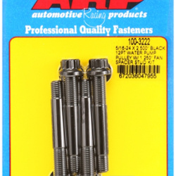 Śruby ARP  5/16-24x2.500 black 12pt WP pully w/1.250" fan spcr stud