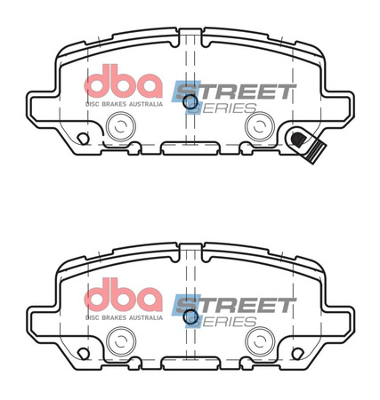 Brake Pads Street Series Ceramic rear - DB2355SS HONDA HR-V RU