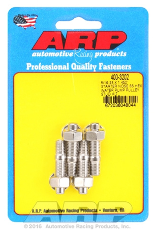 Śruby ARP  5/16-24x1.450 starter nose SS hex WP pulley stud kit