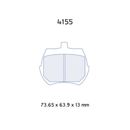Carbone Lorraine RC5 brake pads - MG Midget (61-79)