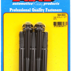 ARP "3/8""-16 x 3.000 12pt 7/16 wrenching black oxide bolts"5pcs