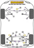 Tylna tuleja mocowania tylnego dyferencjału Powerflex Road Series Audi A6 / S6 / RS6 & A6 / S6 / RS6 C5 (1997-2005)\A6 Avant Quattro (1997 - 2005) PFR3-1132