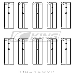 King pagrindinio guolio apvalkalas HONDA F22B, H22A - MB5168XP0.25