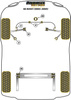 Przednia tuleja łącznika drążka stabilizatora  Powerflex Black Series Audi A6 / S6 / RS6 & A6 / S6 / RS6 C5 (1997-2005)\A6 Avant (2002 - 2005) PFF3-213BLK