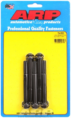 ARP "3/8""-24 x 3.500 hex 7/16 wrenching black oxide bolts" 5pcs