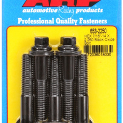 Śruby ARP "7/16""-14 X 2.250 hex black oxide bolts" (5pcs)