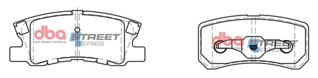 DBA Brake Pads Utcai sorozat hátsó fékbetétek Kerámia - DB1464SS CHRYSLER USA Sebring CITROEN C-Crosser Enterprise C4 Aircross DODGE Avenger Caliber JEEP Compass MK Patriot LANCIA Flavia MITSUBISHI ASX Grandis Lancer Outlander Pajero Shogun PEUGEOT 4007