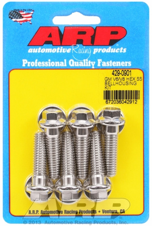 Śruby ARP GM V6/V8 SS hex bellhousing bolt kit