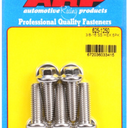 ARP "3/8""-16 x 1.250 hex 7/16 wrenching SS bolts" (5pcs)